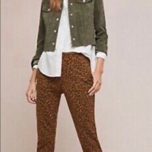 NWT Sanctuary X  Anthropologie Cheetah Joggers